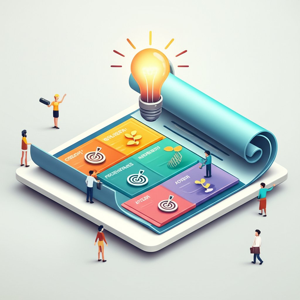 Infographic: Blueprint of motivation, categorizing empowering power phrases.