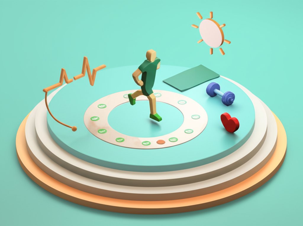 Fitness inspiration: person exercising, motivating movement and consistent workouts.