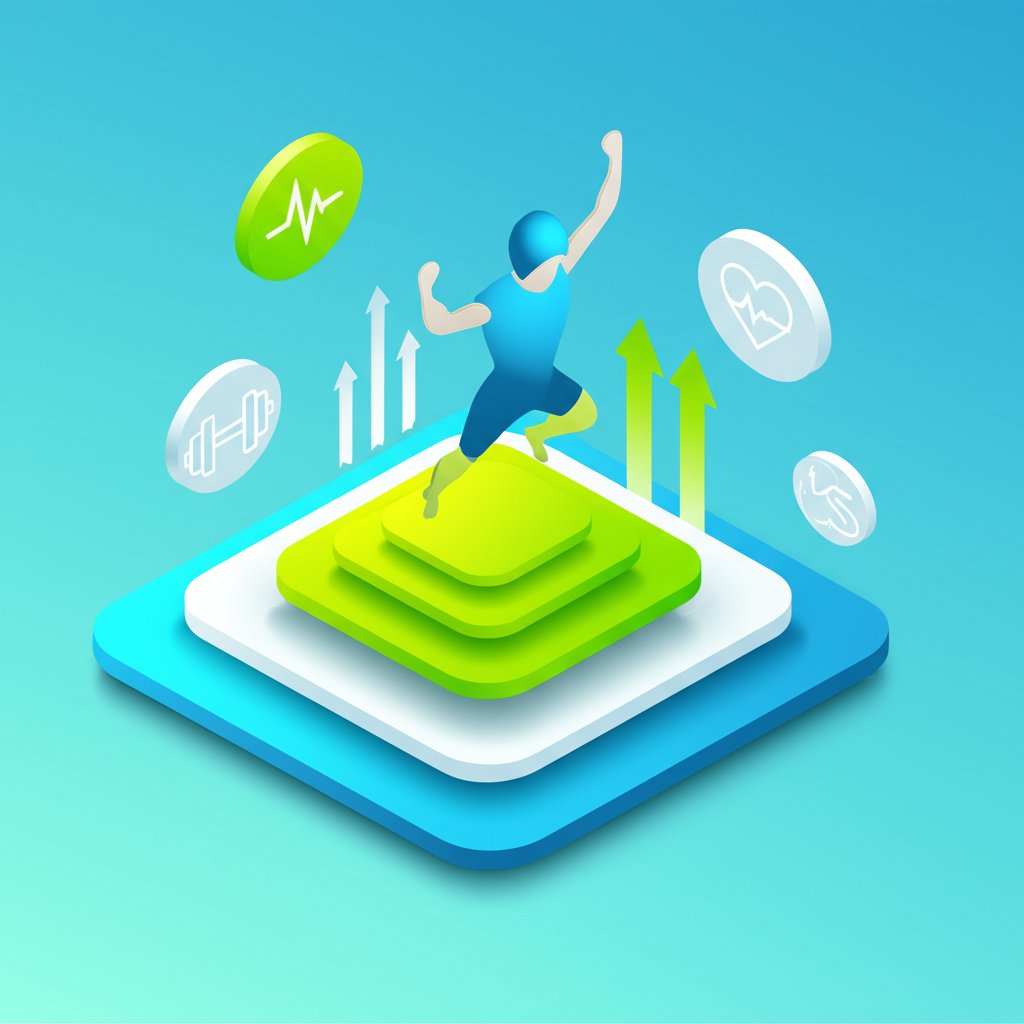 Fitness inspiration image fueling motivation and achieving goals.