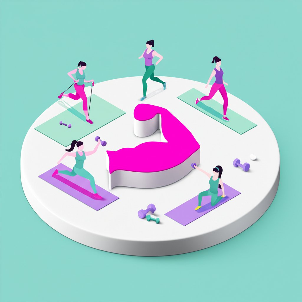 Fitness inspiration: diverse women's real stories and empowering workouts.