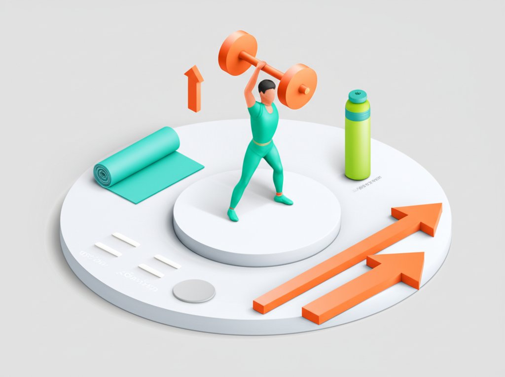 Inspirational image: diverse people exercising, igniting your fitness journey.