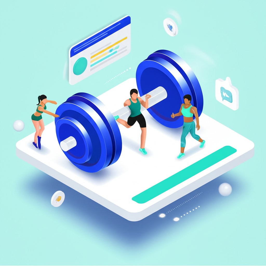 Inspirational workout pictures boosting fitness and positive spirit.