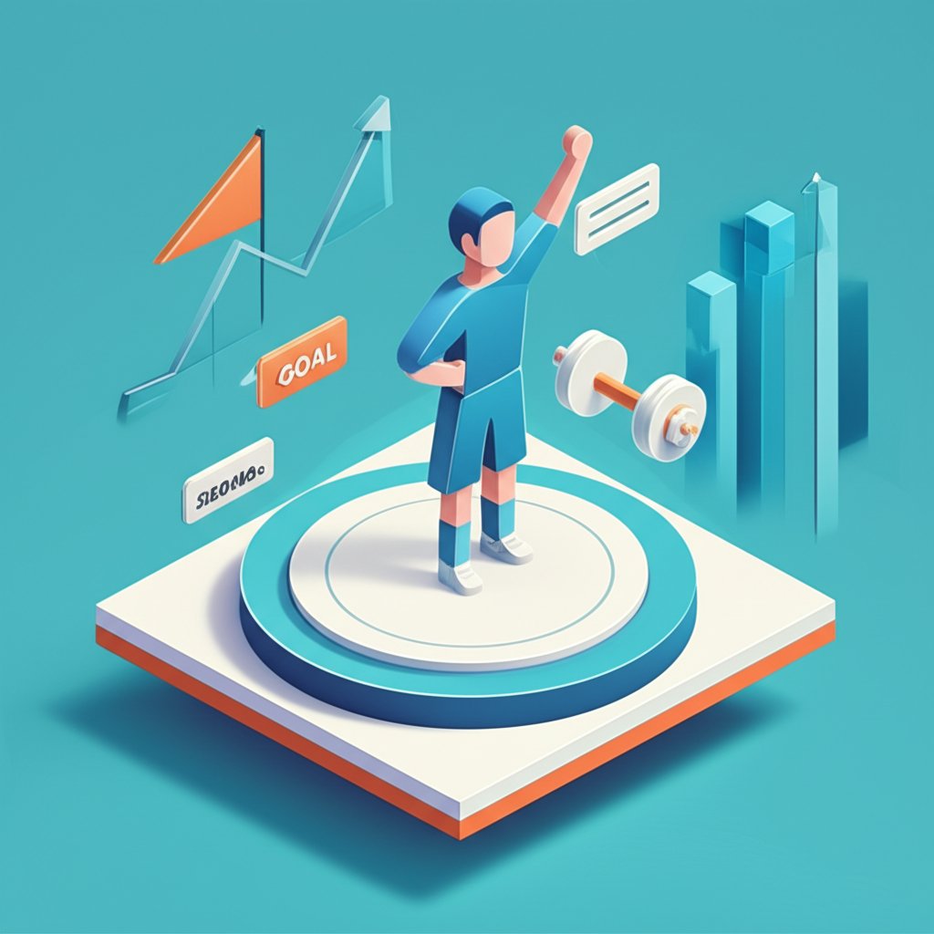 Inspirational fitness pictures boosting workout motivation to achieve goals.